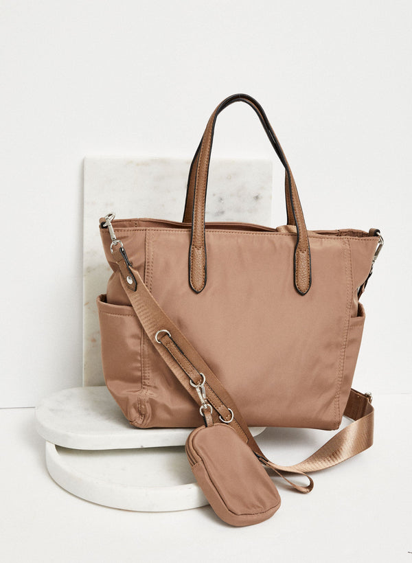 laura Nylon Strap Travel Tote