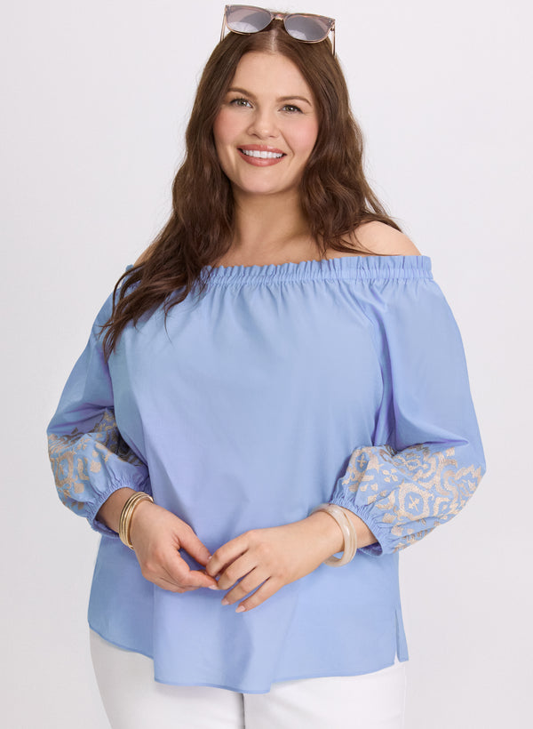 laura Off-The-Shoulder Blouse