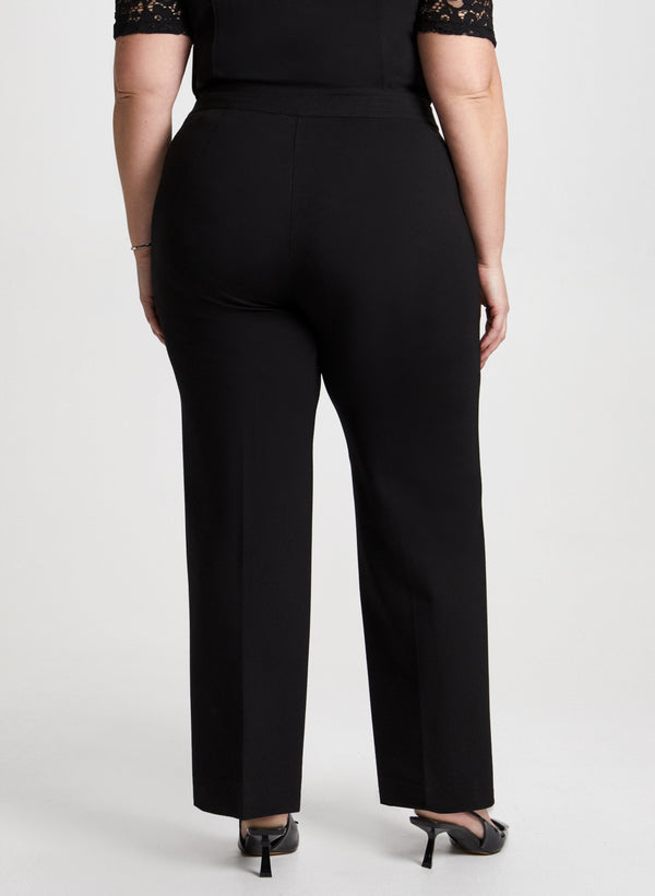 Laura Olivia Ponte De Roma Wide-Leg Pants