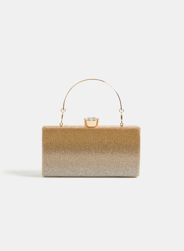 laura Ombre Crystal Clutch