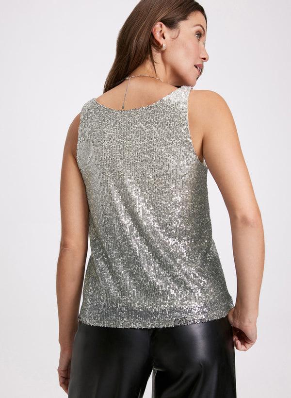 Laura Ombré Sequin Tank Top