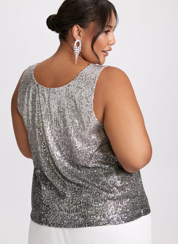 Laura Ombré Sequin Tank Top