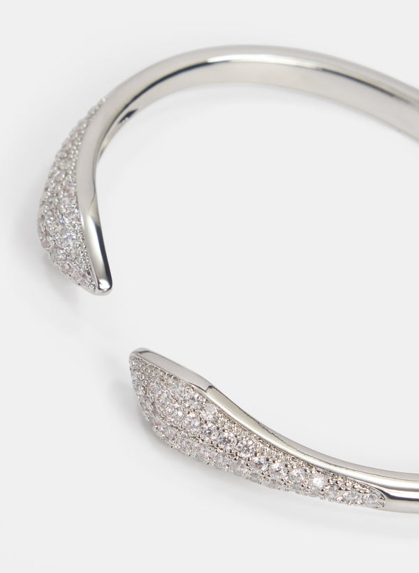 Laura Open Crystal Bangle