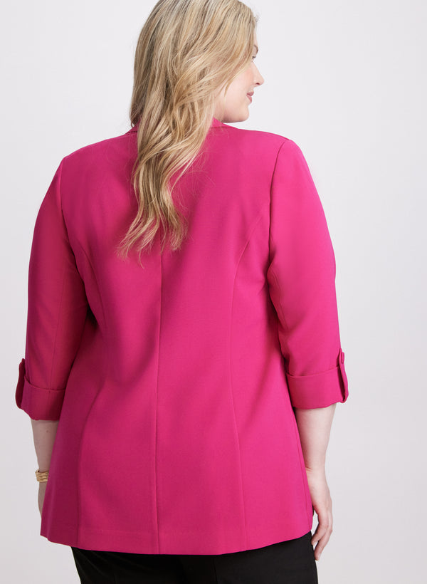 Laura Open-Front Longline Blazer