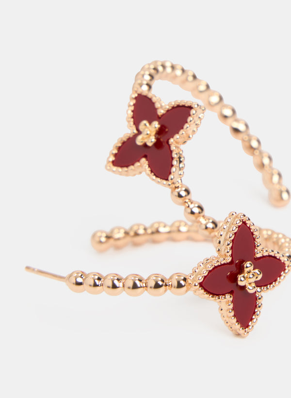 Laura Open Hoop Earrings