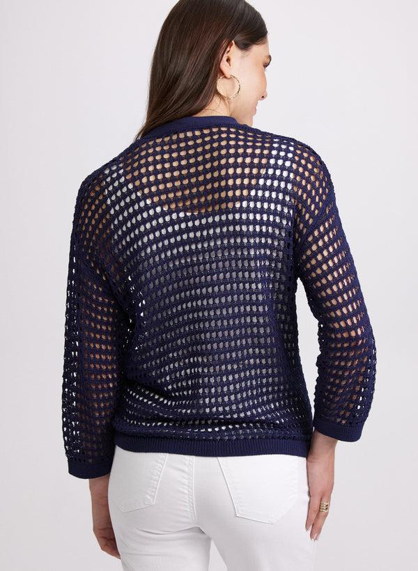 Laura Open Knit Cardigan
