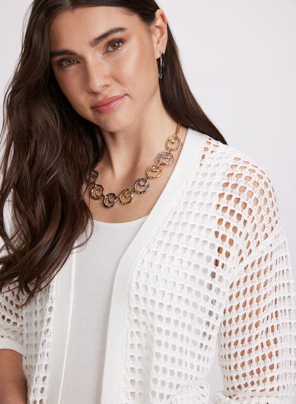 Laura Open Knit Cardigan