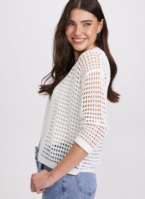 Laura Open Knit Cardigan