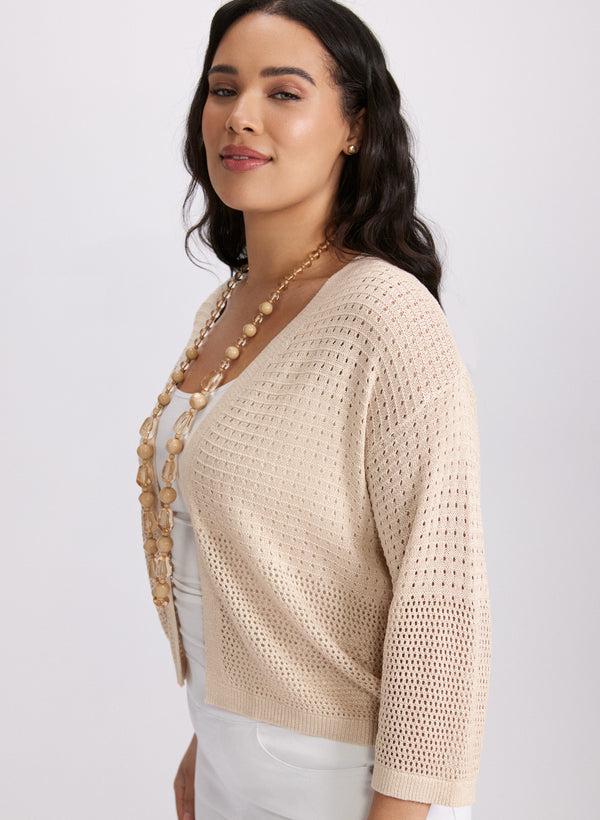 Laura Open Knit Cardigan