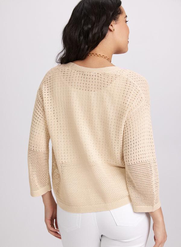 Laura Open Knit Cardigan