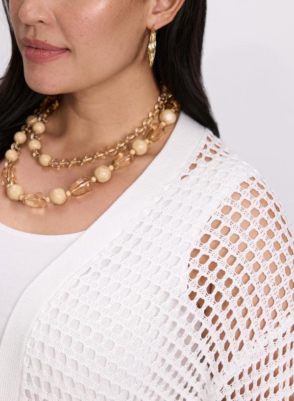 Laura Open Knit Cardigan