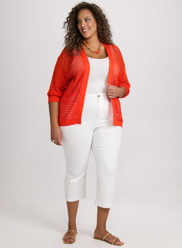 Laura Open Knit Cardigan