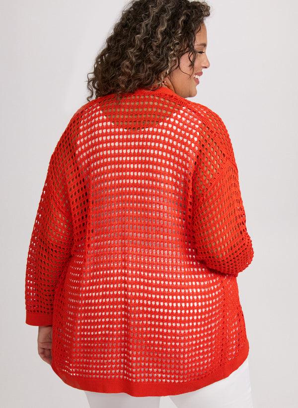 Laura Open Knit Cardigan