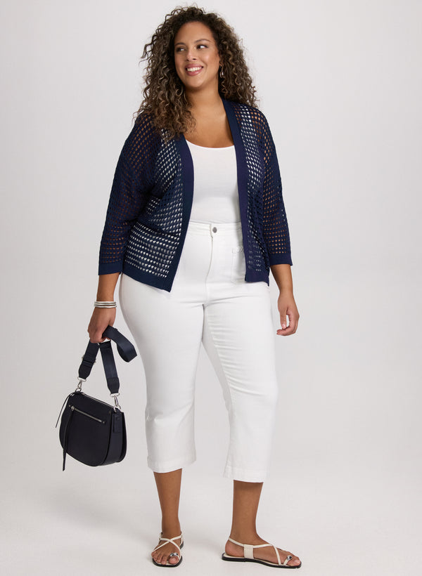 Laura Open Knit Cardigan