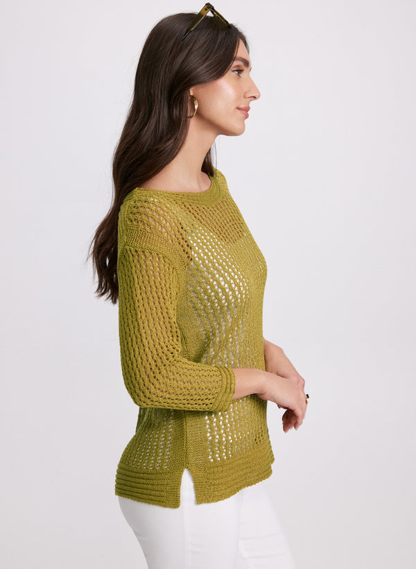 Laura Open Knit Sweater