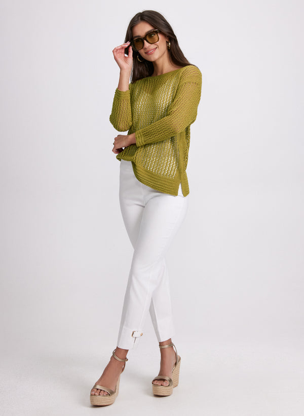 Laura Open Knit Sweater