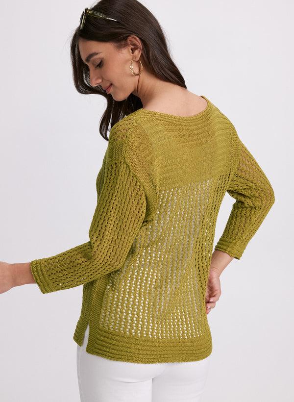 Laura Open Knit Sweater
