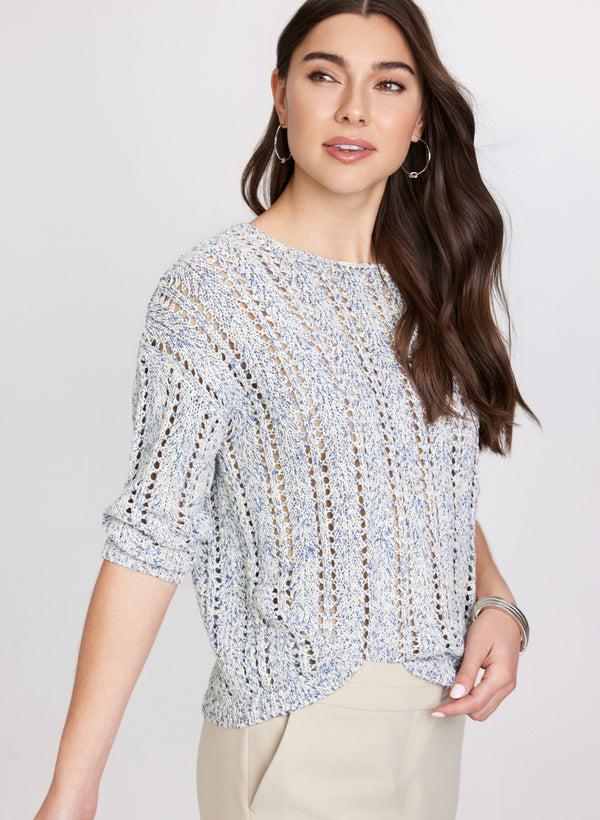laura Open Knit Sweater