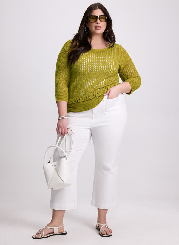 Laura Open Knit Sweater