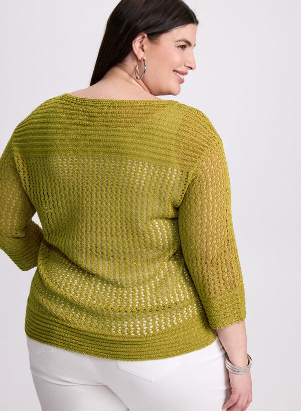 Laura Open Knit Sweater