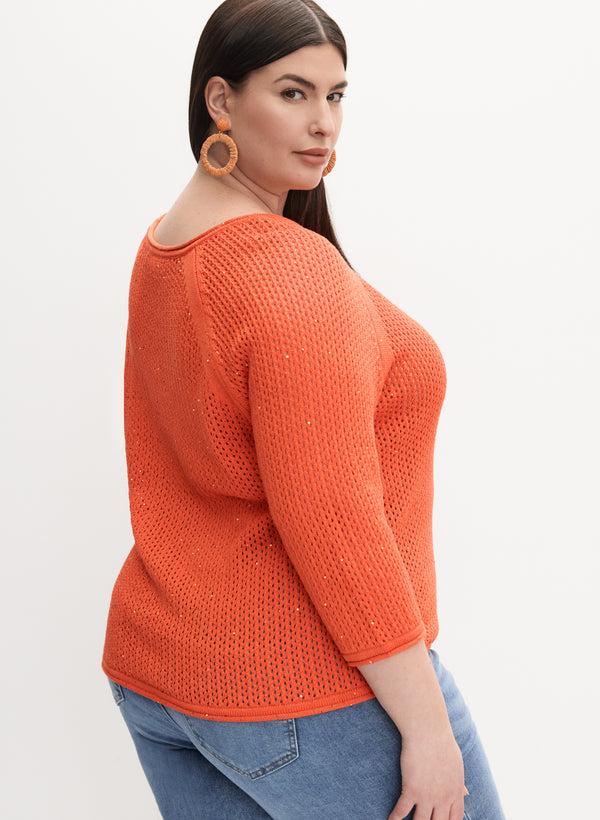 Laura Open Knit Sweater