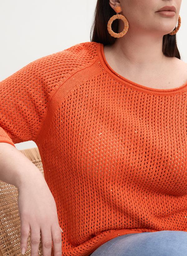 Laura Open Knit Sweater