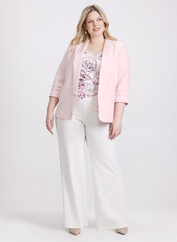 Laura Open Twill Collarless Jacket