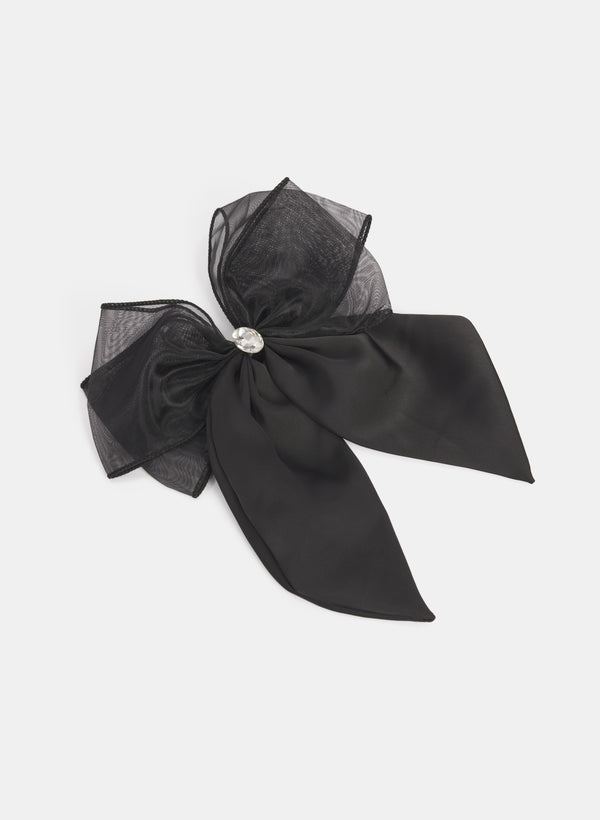 laura Organza Bow Brooch