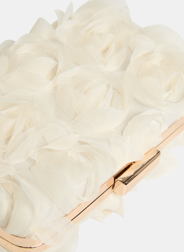 Laura Organza Flower Clutch