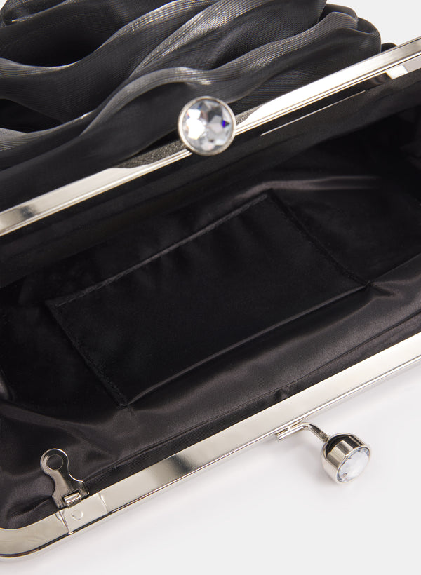 Laura Organza Flower Clutch