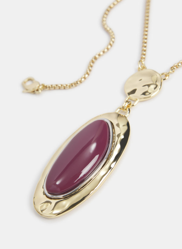 Laura Oval Pendant Necklace