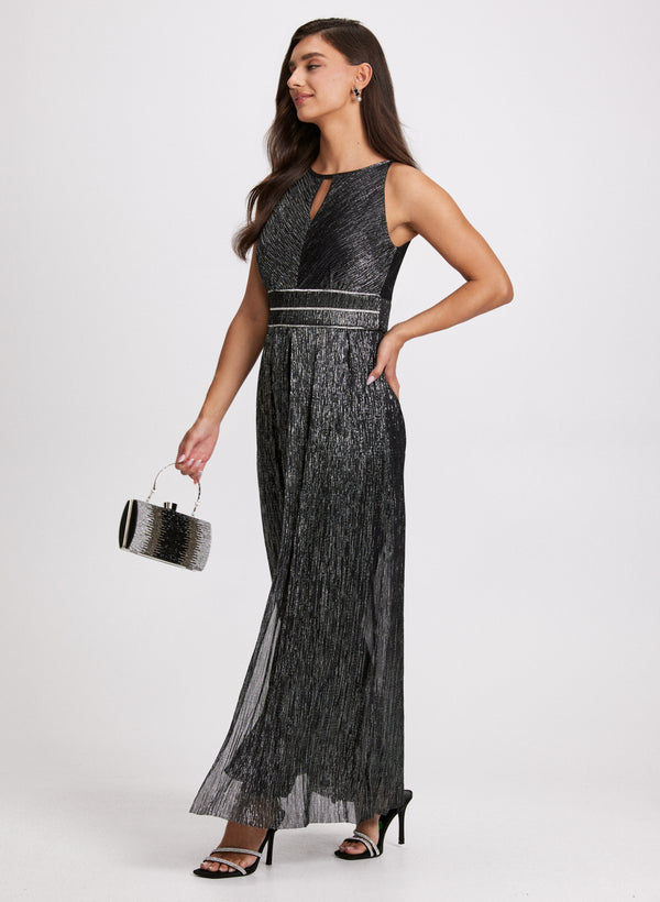 Laura Overlay Rhinestone Detail Jumpsuit