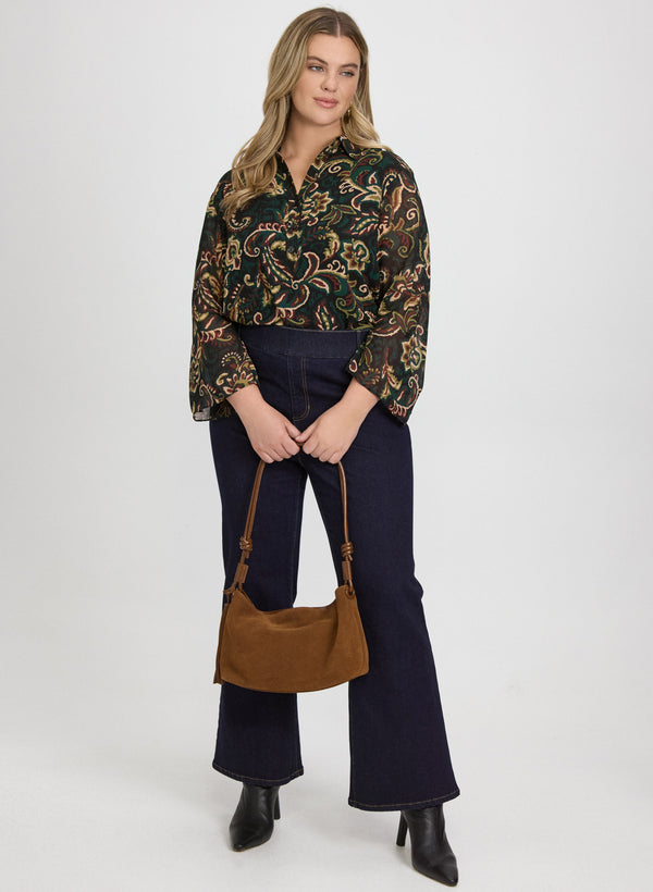 Laura Paisley Chiffon Blouse