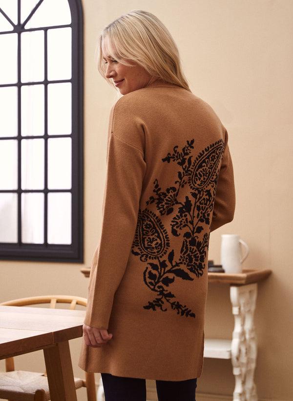 Laura Paisley Motif Cardigan