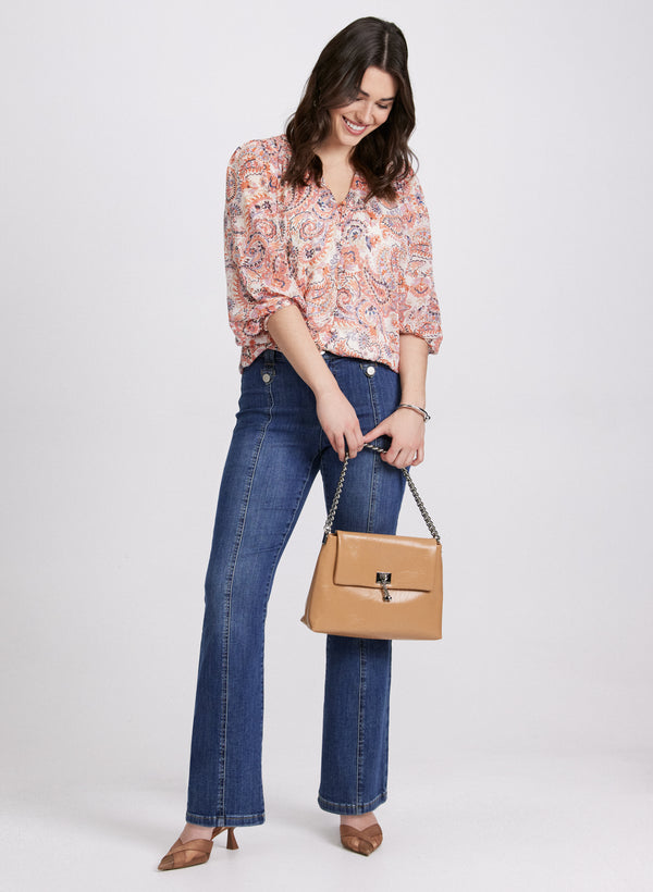Laura Paisley Print Blouse