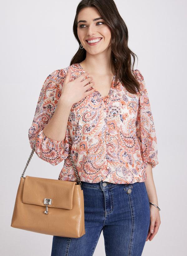 laura Paisley Print Blouse