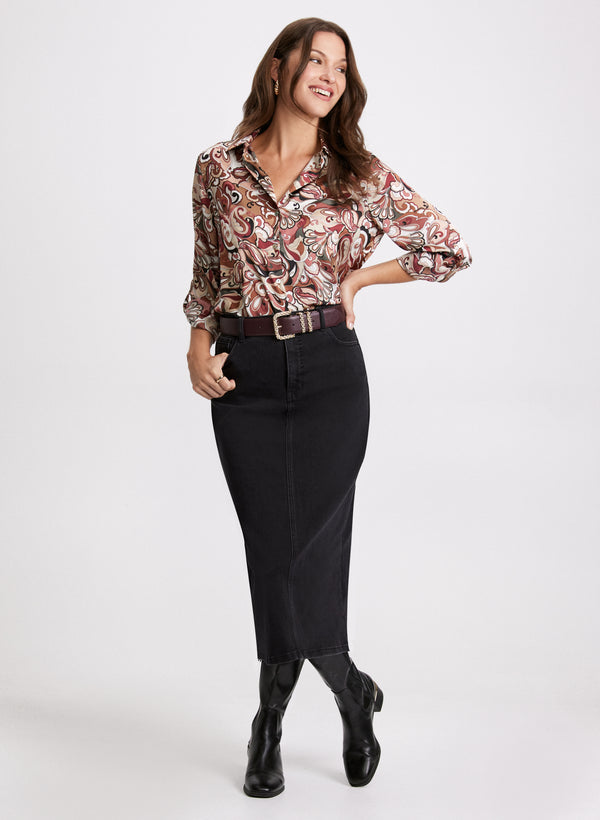 Laura Paisley Print Blouse
