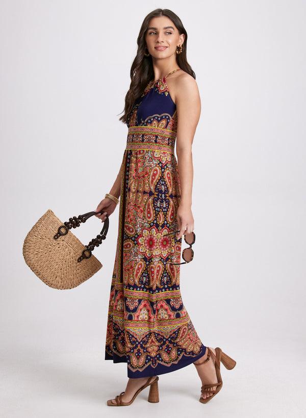 Laura Paisley Print Dress