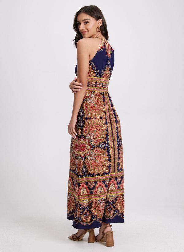 Laura Paisley Print Dress