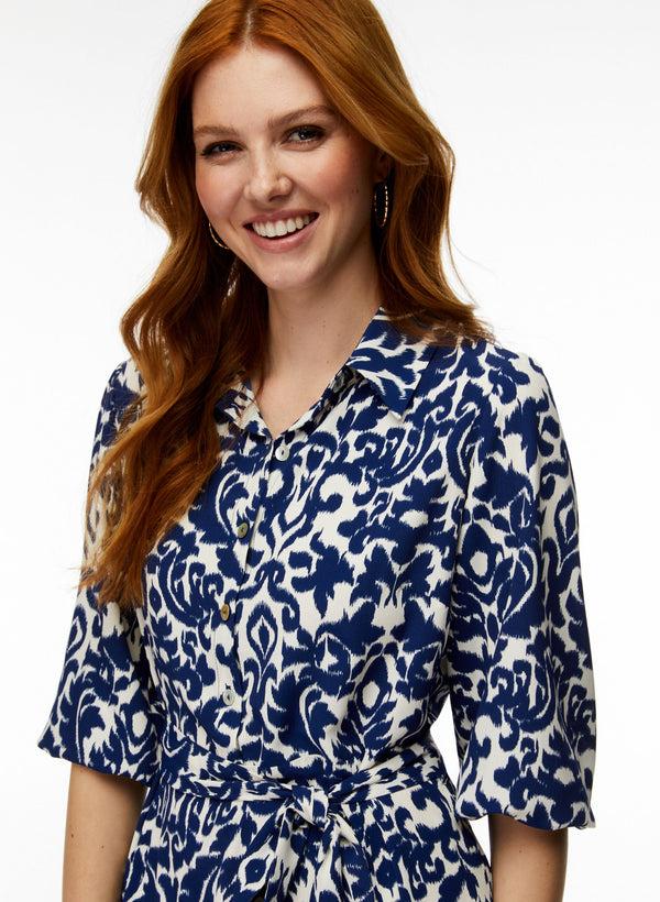 Laura Paisley Print Dress