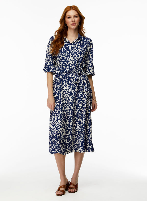 laura Paisley Print Dress