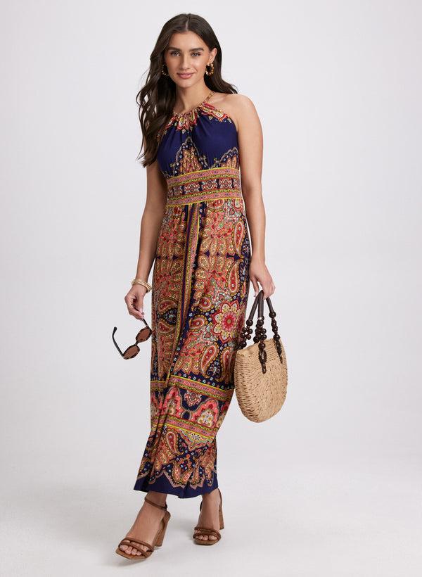 Laura Paisley Print Dress