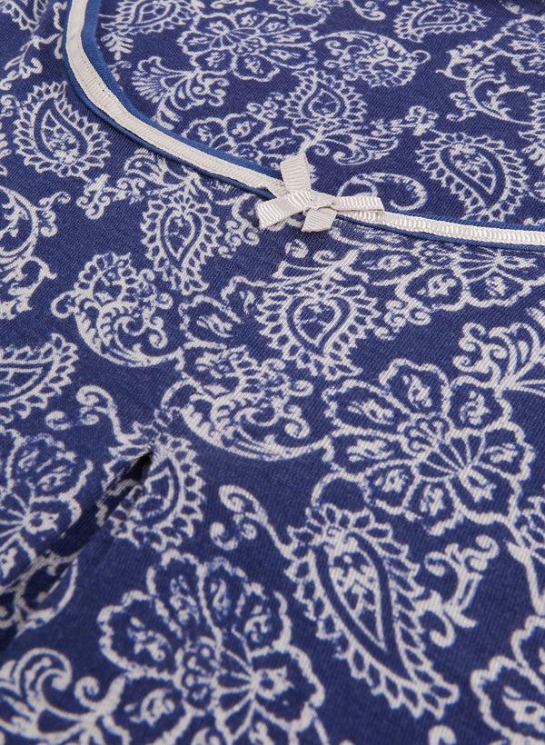 Laura Paisley Print Nightshirt