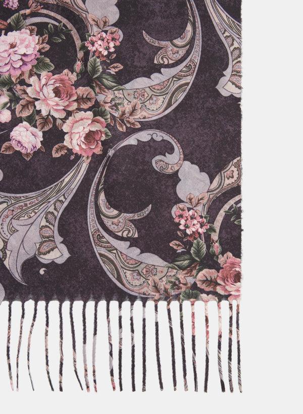 Laura Paisley Print Scarf