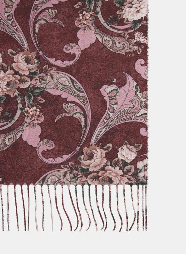 Laura Paisley Print Scarf