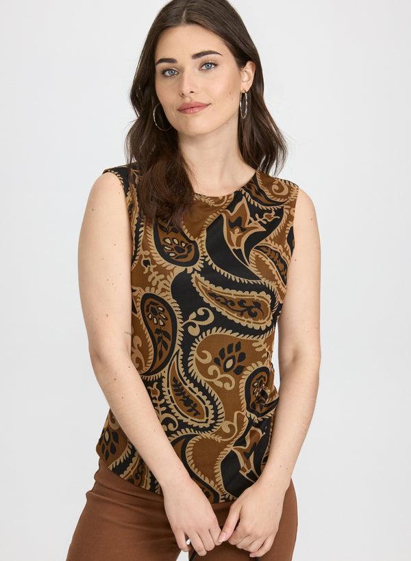 laura Paisley Print Top