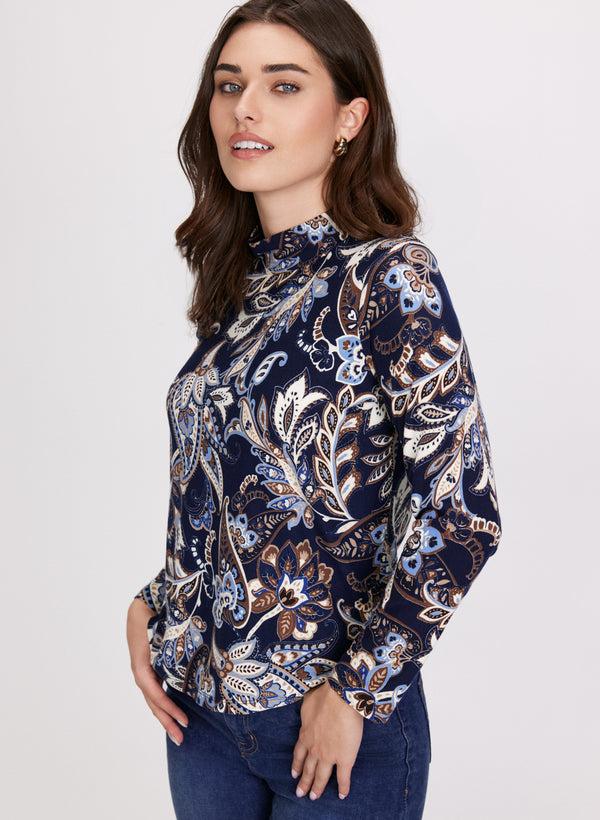 Laura Paisley Print Top