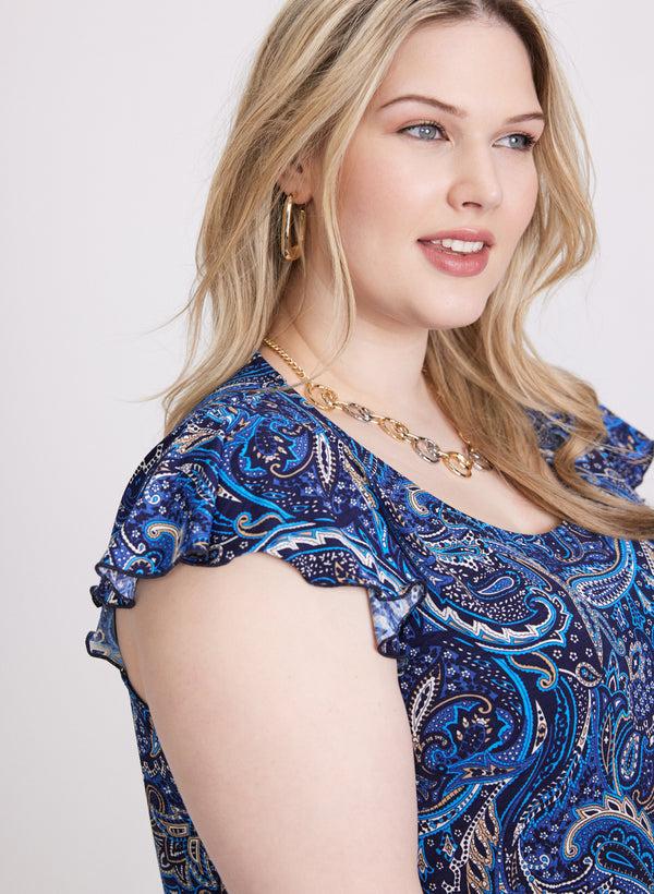 Laura Paisley Print Top