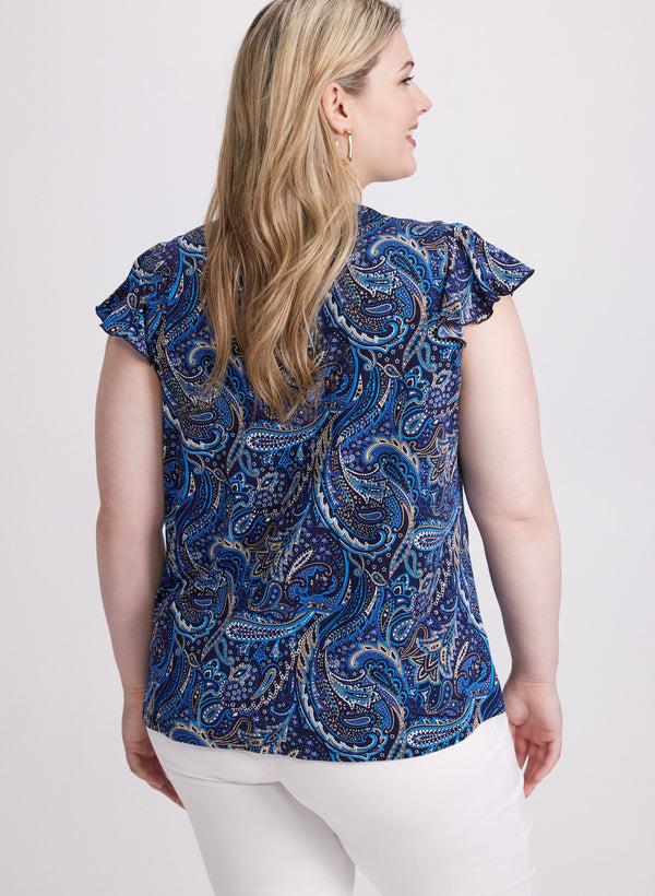 Laura Paisley Print Top
