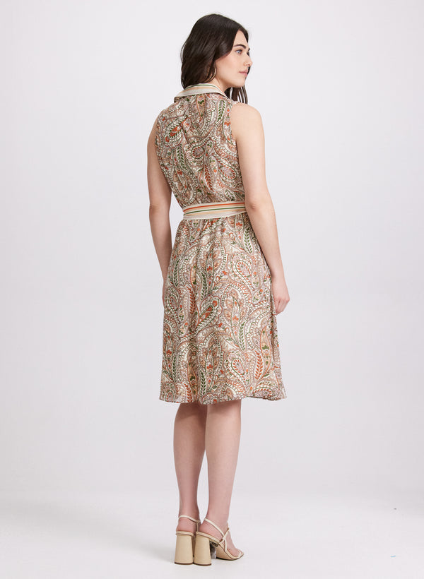 Laura Paisley Shirt Dress